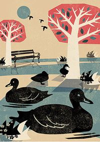 Ducks Artistic Card