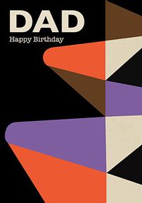 Tap to view Dad Modern Birthday Card