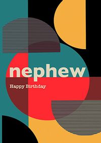 Nephew Shape Birthday Card