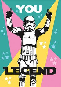 You Legend Congratulations Card