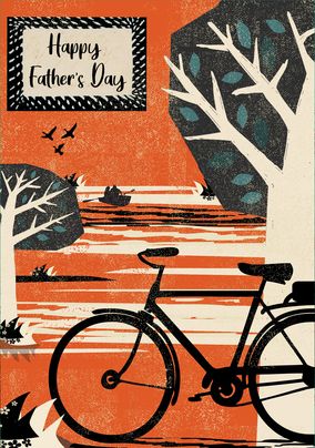 Happy Father's Day Bike Card