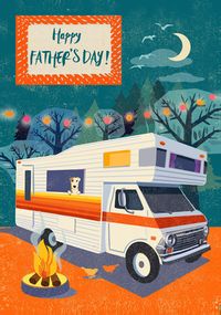 Father's Day Camping Card
