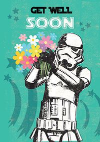 Get Well Original Storm Trooper Get Well Card