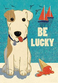 Be Lucky Good Luck Card