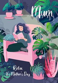 Tap to view Mum Relaxing Plants Mother's Day Card