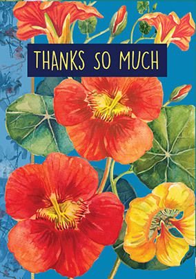 Flowers Thank You Card
