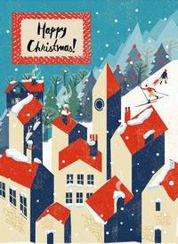 Tap to view Winter Rooftops Christmas Card