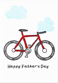 Tap to view Wheely Happy Father's Day Card