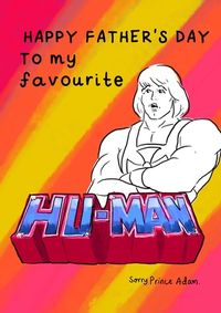 Tap to view Favourite Hu-man Father's Day Card