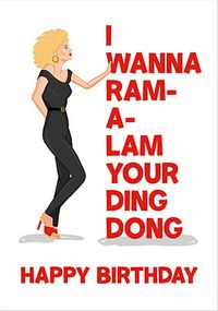 Tap to view Ram-a-Lam Your Ding-Dong Birthday Card