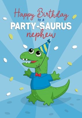 Dinosaur Nephew Birthday Card To My Special Nephew Have A 