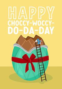 Tap to view Choccy-Woccy Day Easter Card