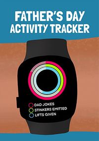 Tap to view Father's Day Activity Tracker Card
