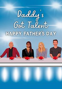 Daddy's Got Talent Spoof Father's Day Card