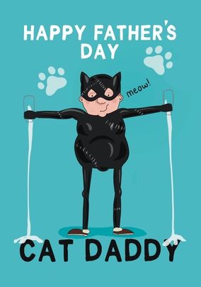 Cat Daddy Father's Day Card