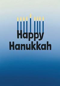 Festive Happy Hanukkah Card