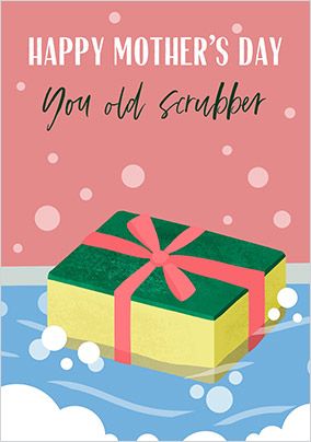 Old Scrubber Mother's Day Card