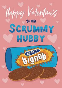 Scrummy Husband Valentine's Card