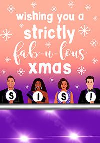 Tap to view Strictly Fab-u-lous Sis Christmas Card
