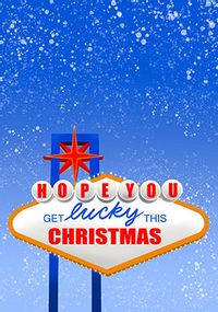Get Lucky Christmas Card