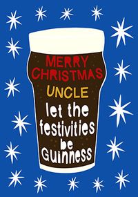 Tap to view Uncle Alcoholic Festivities Christmas Card