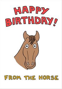 Tap to view From the Horse Birthday Card