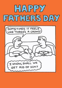 Tap to view Three's a Crowd Father's Day Card