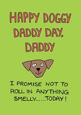 Doggy Daddy Father's Day Card