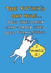 Tap to view Tummy Scratch Father's Day Card