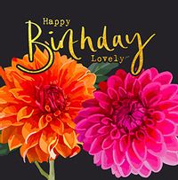 Tap to view 2 Dahlia Birthday Card