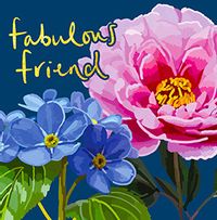 2 Flower Friend Birthday Card