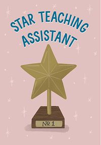 Star Teaching Assistant Thank You Card