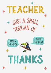 Tap to view Small Toucan Of Thanks Card