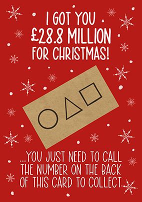 28.8 Million Christmas Card