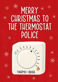 Tap to view Thermostat Police Christmas Card