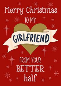 Girlfriend from Your Better Half Christmas Card