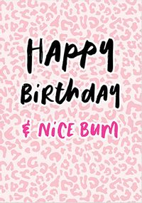 Tap to view Nice Bum Happy Birthday Card