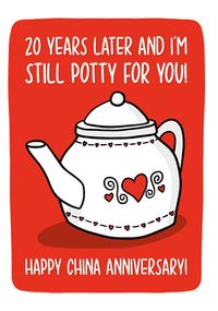 Still Potty For You Anniversary Card