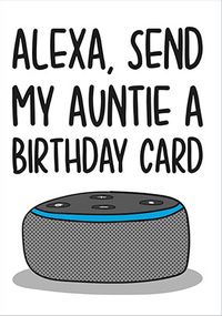 Send My Auntie A Birthday Card