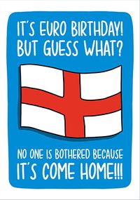 Tap to view England's Come Home Birthday Card