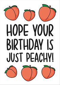 Tap to view Peachy Birthday Card