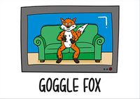 Tap to view Goggle Fox Funny Spoof Card