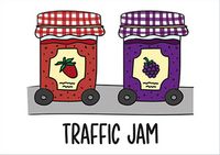 Tap to view Traffic Jam Funny Card