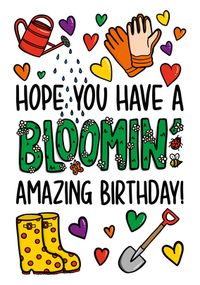 Bloomin' Amazing Birthday Card