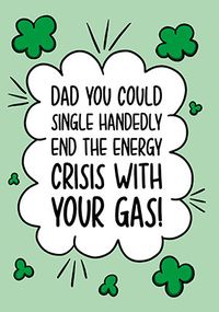 Tap to view Dad Could End the Energy Crisis Father's Day Card