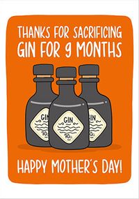 Tap to view Sacrificing Gin Mothers Day Card