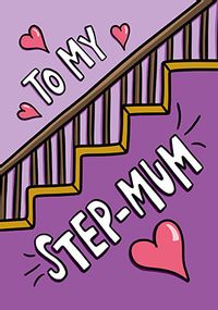Step Mum on Mother's Day Card