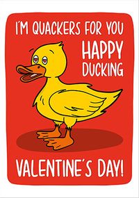 Tap to view Quackers for You Valentine's Day Card