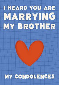 Marrying My Brother Card