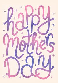 Happy Mother's Day Typography Card